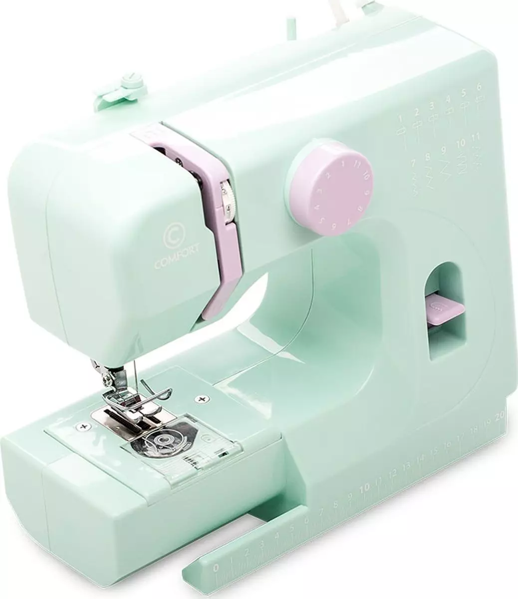 Komforto siuvimo mašinos: naudojimo instrukcijos, 80 ir 200a, 16 ir 30, 2 ir 100a, 20 ir 535 modelis 15641_13