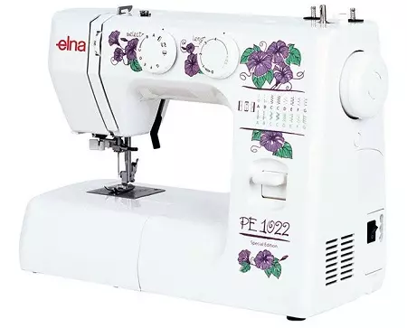 Elna Sewing Machine: Easyline 12 at 16, Elna 1150, 1001 at 1110 na mga modelo 15657_6