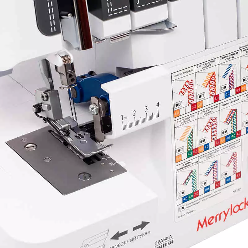 MerryLock Overlocks: mudel ülevaade 005 ja 013, 006, 065, 012 ja teised. Kasutusjuhend 15668_21