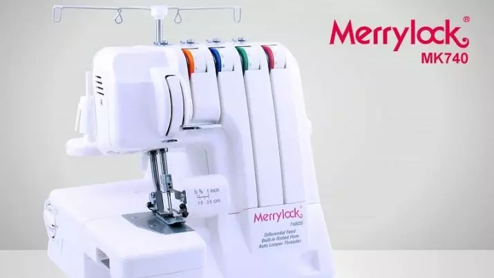 Оверлоки Merrylock: огляд моделей 005 і 013, 006, 065, 012 та інших. Інструкція з експлуатації 15668_4