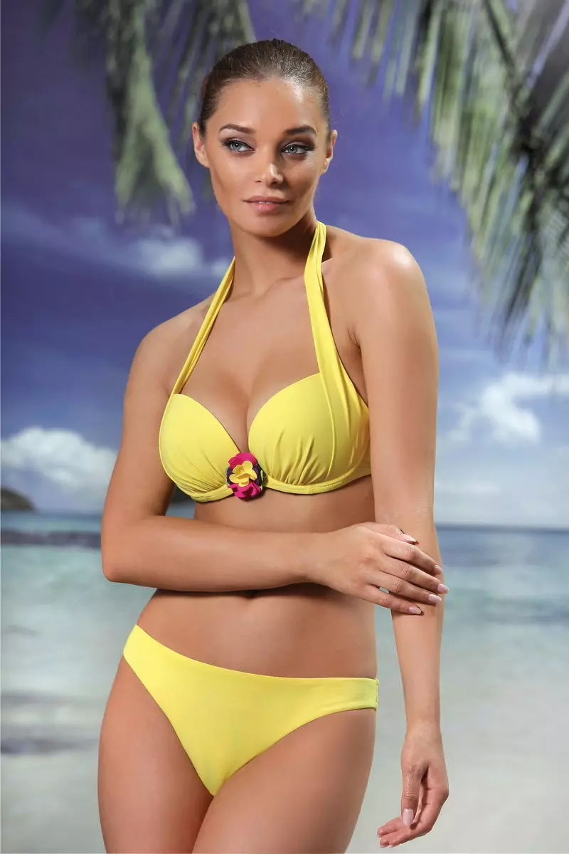 Women sa swimming trunks (142 litrato): Models alang sa swimsuit, short, Braziliano, thong 1566_53