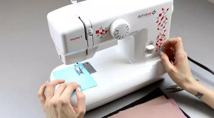máquinas de coser: AstraLux modelo con un filamentaker, automóviles 150, línea roja Victoria y otros. instrucciones de revisión y opinión 15681_24
