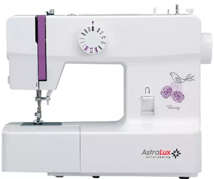 máquinas de coser: AstraLux modelo con un filamentaker, automóviles 150, línea roja Victoria y otros. instrucciones de revisión y opinión 15681_27