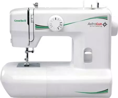 máquinas de coser: AstraLux modelo con un filamentaker, automóviles 150, línea roja Victoria y otros. instrucciones de revisión y opinión 15681_31