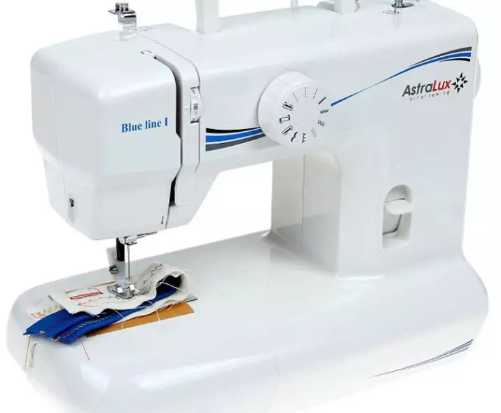 máquinas de coser: AstraLux modelo con un filamentaker, automóviles 150, línea roja Victoria y otros. instrucciones de revisión y opinión 15681_32
