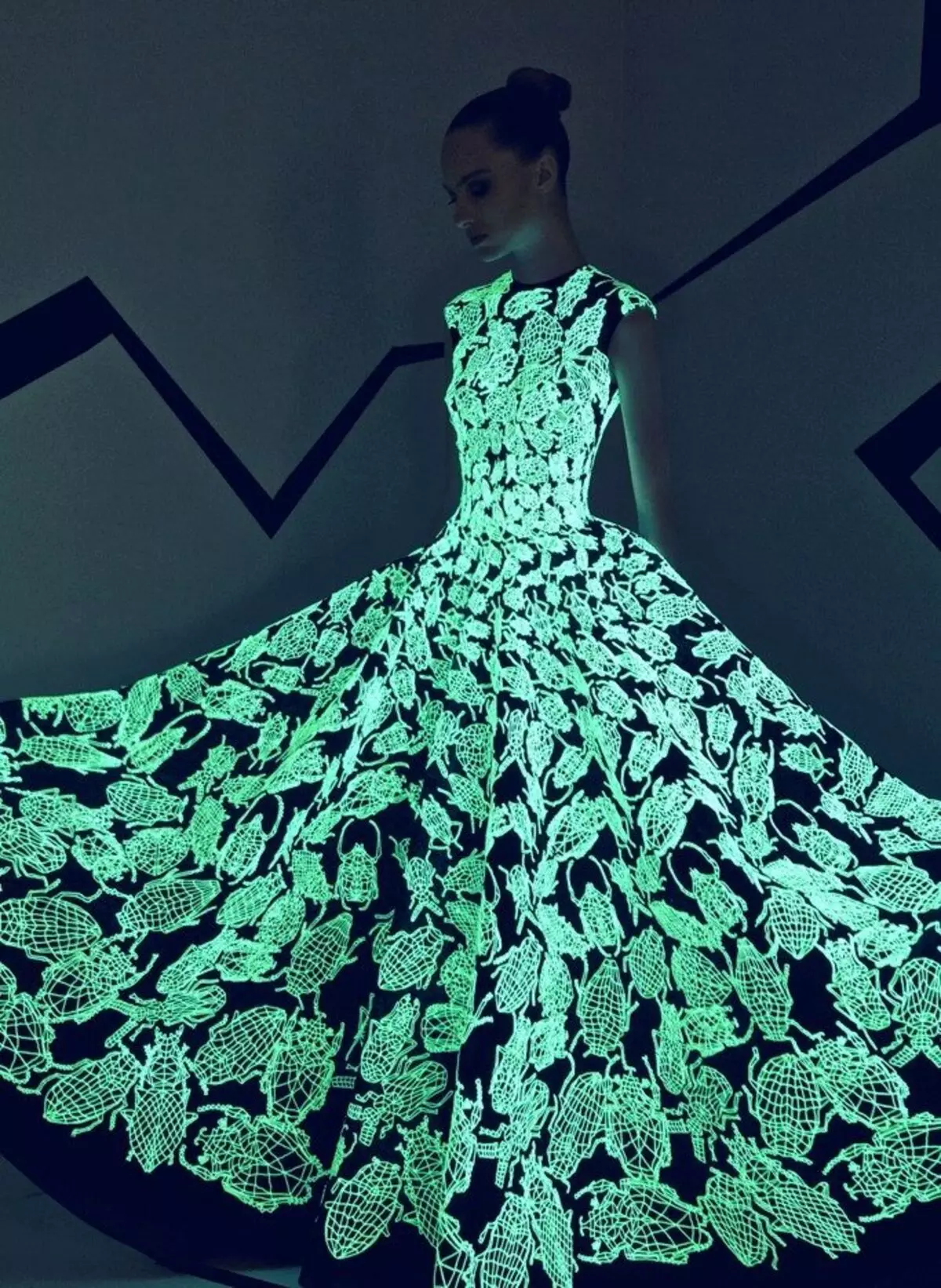 Rami Kadi Evening Dress Luminous in the Dark