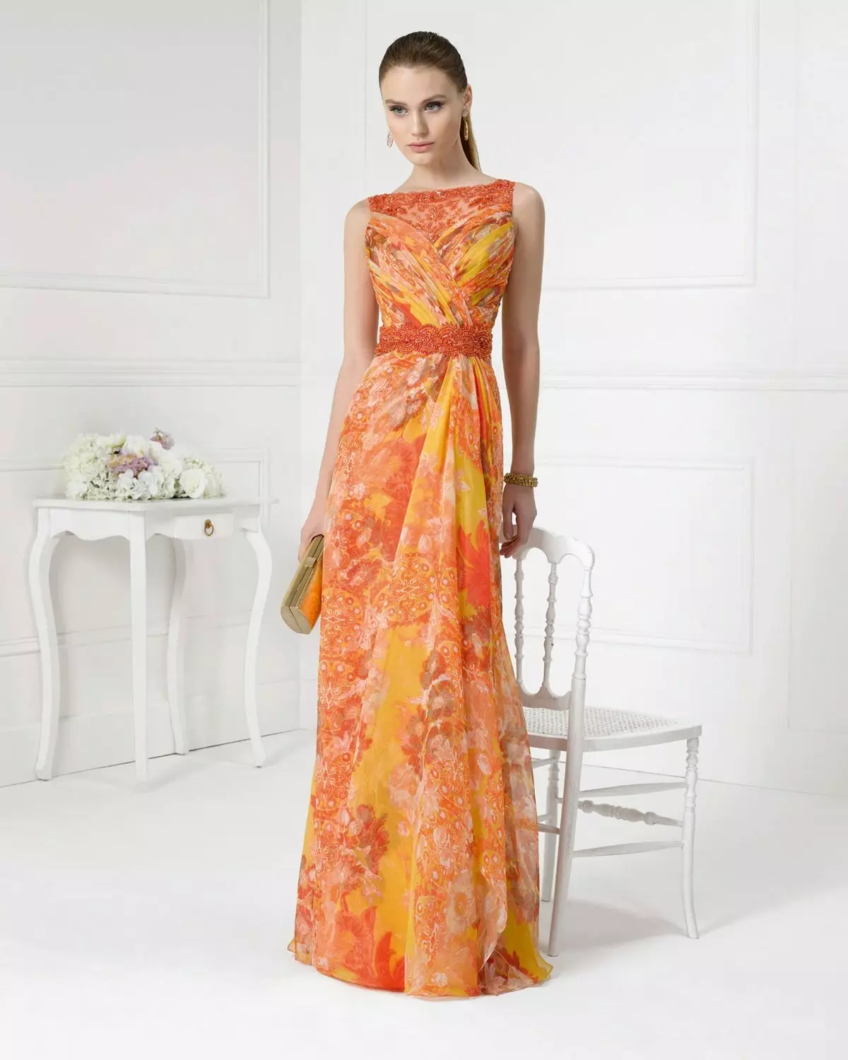 لباس عصر نارنجی 2016