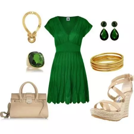 Beige Zubehör für Emerald Dress