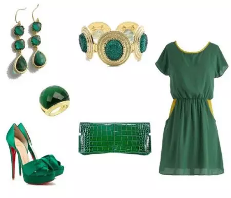 Smaragd Zubehör für Emerald Kleid