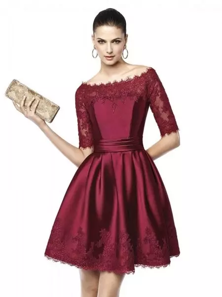 Evening dress for the new year 2016 Marsala colors