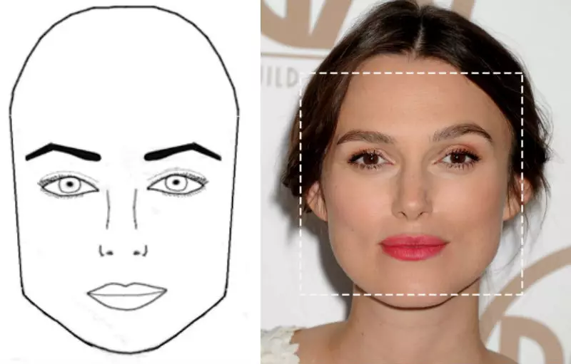 Oval Face (67 Foto): Makeup untuk Tipe Oval, Cara Menerapkan Blushy dengan Benar, Jenis Formulir dan Perbedaan Dari Wajah Memanjang 15743_10