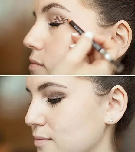 Тесно засадени очи (45 фотографии): чекор-по-чекор инструкции за создавање шминка со стрелки, како да се одреди типот и да се наслика твоите очи 15751_27