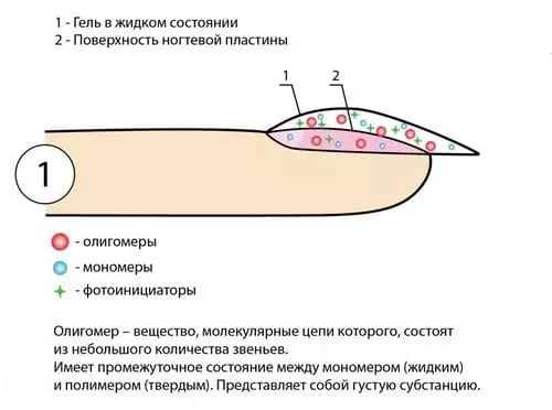 Гель лак, зиянды ма? 17 Сурет: адам денсаулығына зиян және пайда, жүктілік кезіндегі қарсы көрсеткіштер. Маникюрді үнемі жасауға бола ма? 15830_3