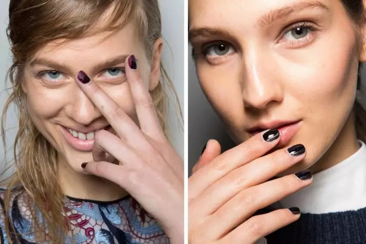 Hvordan man visuelt forlænges dine negle? 19 Billeder Hvilken farve er manicure visuelt forlængelse? 15834_2