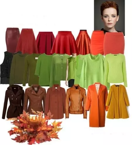 لون شجرة الخريف (122 صورة): أمثلة على الصور، كيفية اختيار لون في الملابس لخزانة الكبسولة، خيارات ماكياج 15879_33