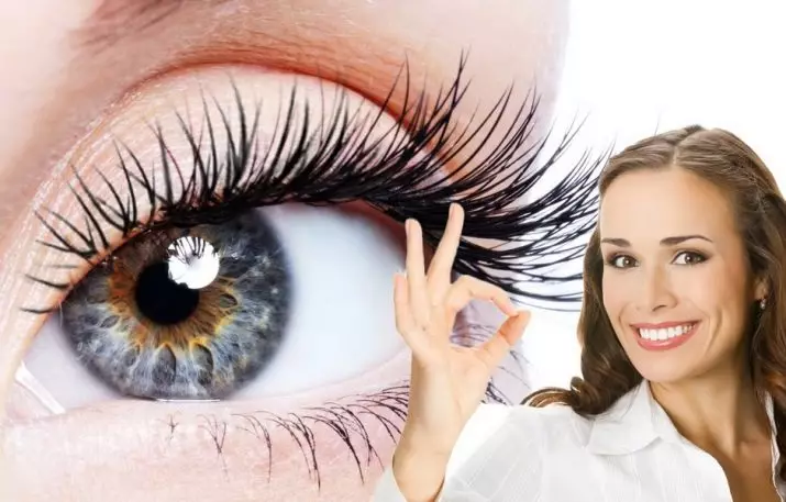 Eyelashes काळजी करणे: घरी eyelashes काळजी कशी घ्यावी? केबिनमध्ये काय प्रक्रिया आहे? हिवाळ्यातील उत्पादनांची काळजी घेणे कसे निवडावे? 15899_28