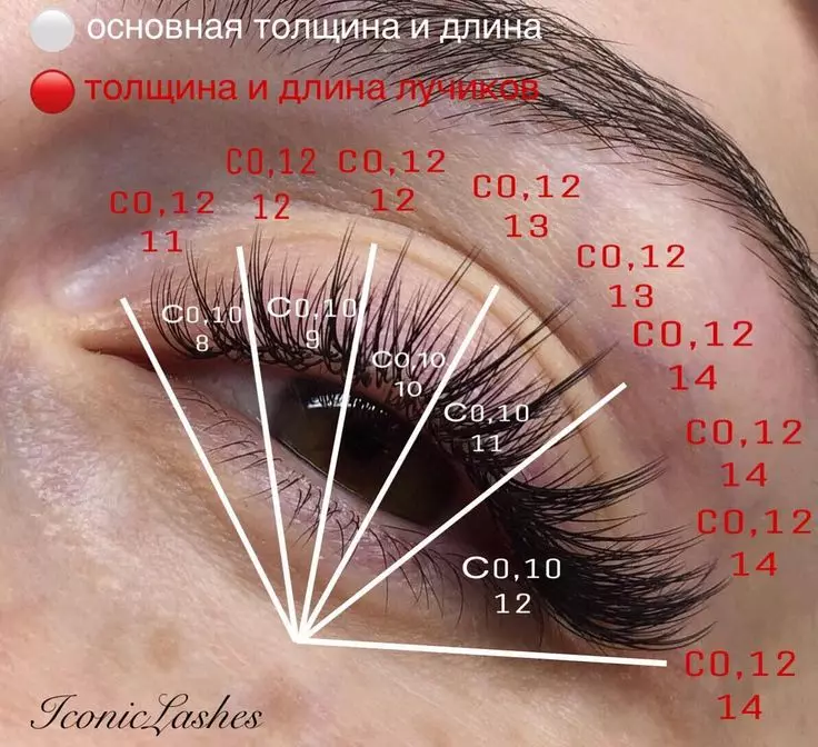 क्लासिक eyelashes (79 फोटो) का विस्तार: पहले और बाद में, लंबाई और मात्रा, आरेख और eyelashes के प्रकार प्रभाव, कितना समय बढ़ता है, समीक्षा 15932_38