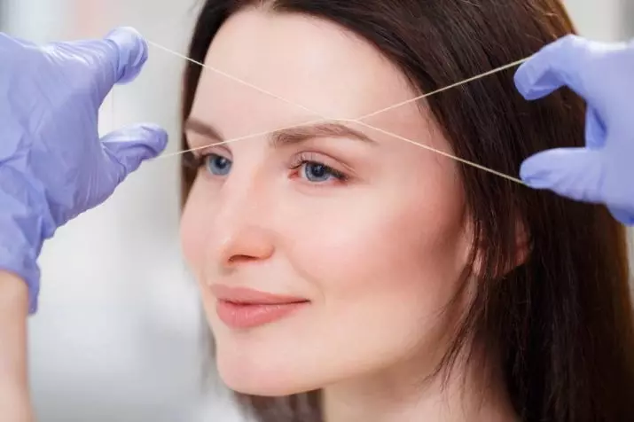 TDiding: ¿Cómo quitarte el pelo en las cejas y el labio superior, en las piernas? ¿Lo que es? Características de la técnica de deterioro del bigote en casa. 15957_2