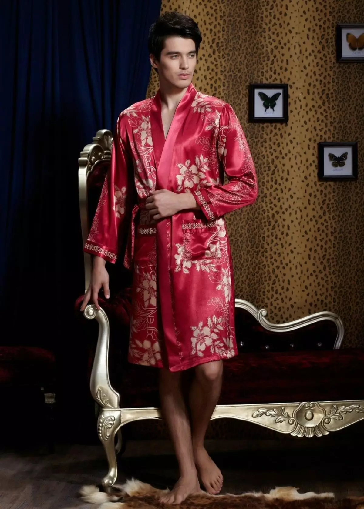 Kimono Bathrobe 59 Lluniau: Rhwymynnau Gwisgo Merched Beautiful yn Kimono Style, Siapan, Lace 1595_27