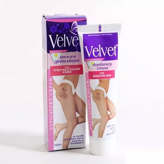 Velvet Cream pre Depilácia: Návod na použitie, koľko potrebujete na udržanie dátumu vypršania platnosti, prehľad produktov a recenzie 15988_16