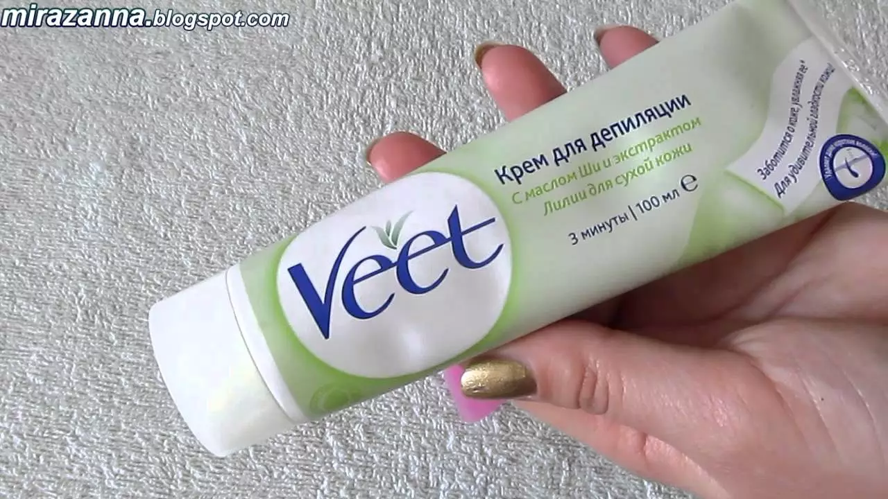 VEET cream for depilation of intimate zones: varieties of creams for depilation in the field of women's bikini, instructions for use 16001_20