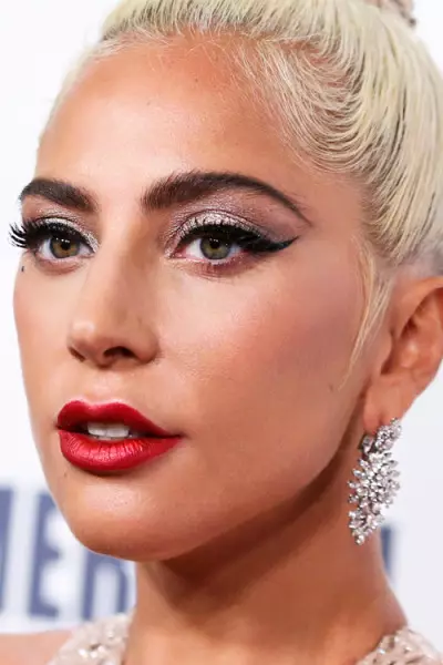 Ŝminko Lady Gaga: Kiel fari etapojn? Selektado de kosmetikaĵoj kaj belaj ekzemploj 16013_21