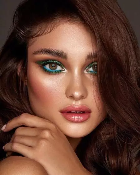 Summer Makeup: istilik və digər Ideas Yay, Seçimlər üçün Light Eyes Makiyaj 16075_53