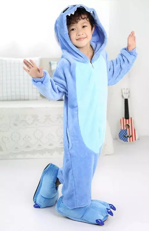 Pajy Fleece Anak (38 foto): Model 1608_15