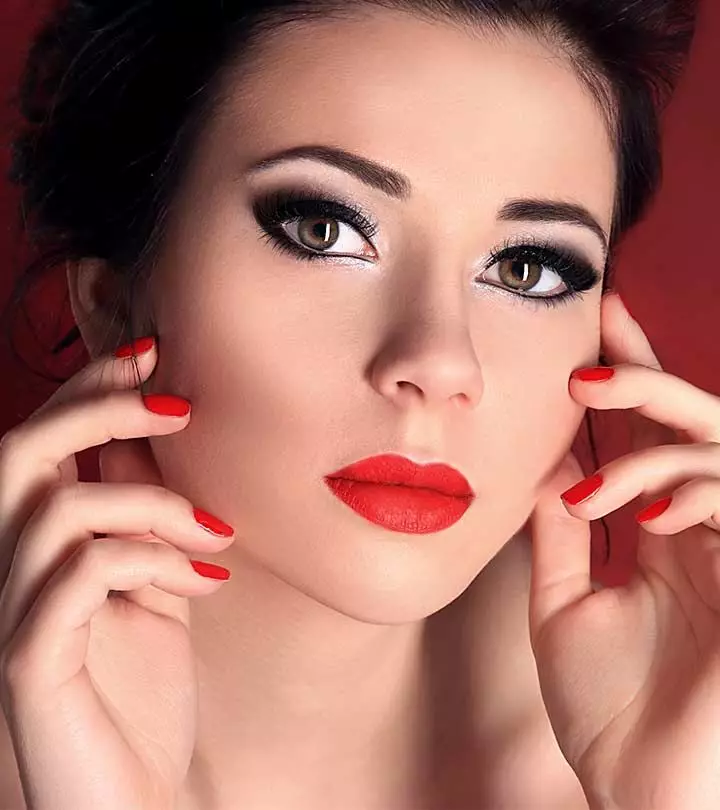 Klassisches Makeup (59 Fotos): Wie Tag Make-up Augen Schritt für Schritt nach dem Hause machen? Was ist für ein schönes Makeup im Stil des Klassiks erforderlich? 16094_33