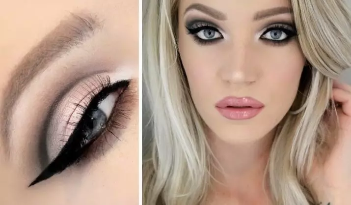 Makeup for blondes (81 photos): with blue eyes and gray, green and karium. Daytime beautiful makeup for light skin and evening with red lips, other ideas 16101_40