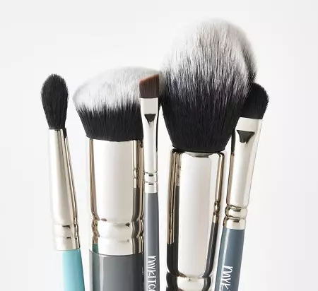 Pinceaux de maquillage Ensemble: Brosses de base. Note des meilleurs ensembles budgétaires, une description de chaque brosse. Brosses de qualité dans un tube et d'autres options 16109_21