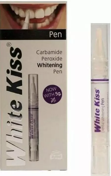 दात whitening साठी pencils: दात whitening पेन, वैश्विक पांढरा आणि इतर. प्लाक काढण्यासाठी दंत हँडल कसे वापरावे? 16150_21