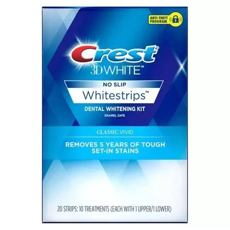 Whitening Strips Crest 3D White: Si t'i përdorni ato për zbardhjen e dhëmbëve? Udhëzimet për strips whitestrips efektet profesionale dhe të tjerët 16157_10