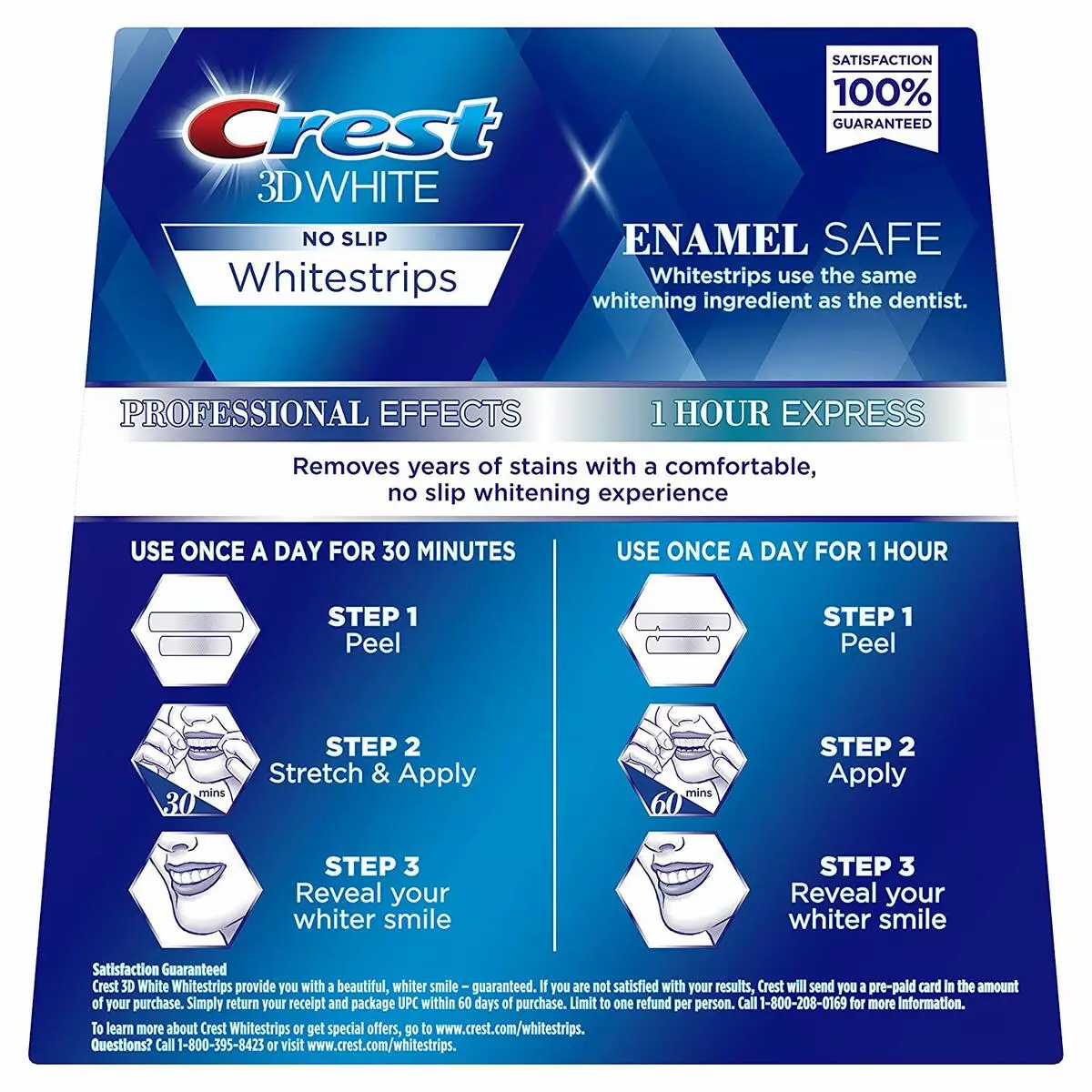 Whitening Strips Crest 3D White: Si t'i përdorni ato për zbardhjen e dhëmbëve? Udhëzimet për strips whitestrips efektet profesionale dhe të tjerët 16157_21