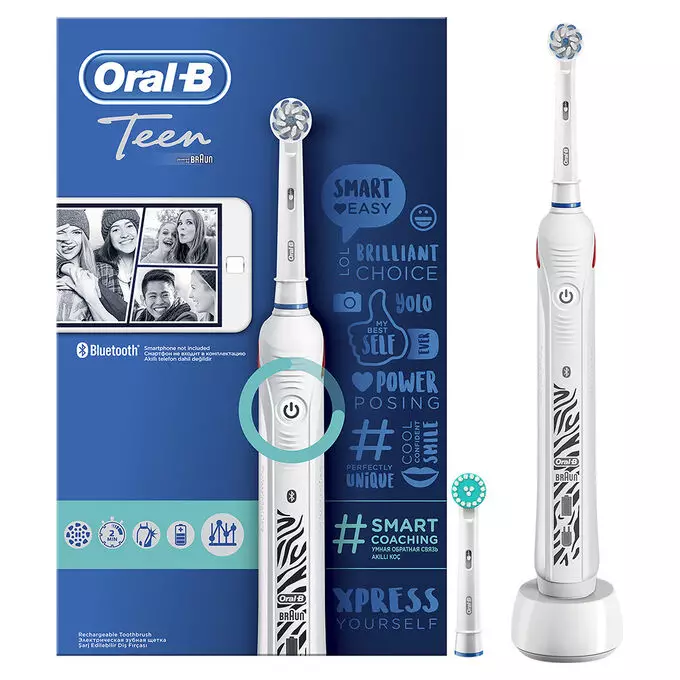 Raspalls de dents elèctrics Oral-B: vitalitat i pro 500, transacció i blanc 3D, Smart 4 i altres electrolats Braun. Com triar? Referentacions 16159_24