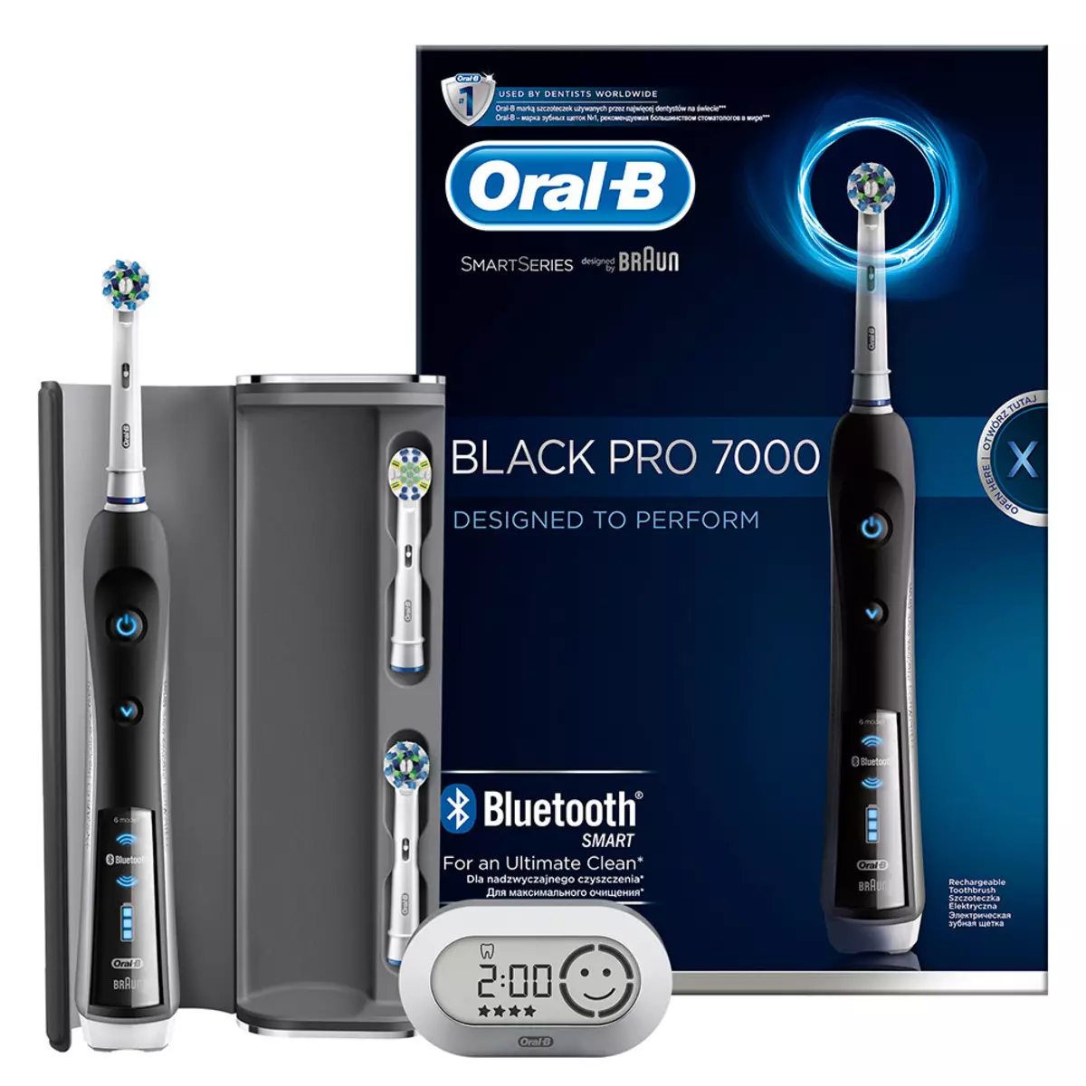 Elektraj dentbrosoj ORAL-B: Vitality kaj Pro 500, Crossaction kaj 3D White, Smart 4 kaj aliaj branĉaj elektrolatoj. Kiel elekti? Recenzoj 16159_26