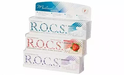 Toothpaste R.O.c.S. (50 photos): Active calcium whitening paste, with hydroxyapatite, for sensitive teeth and other pastes 16163_27