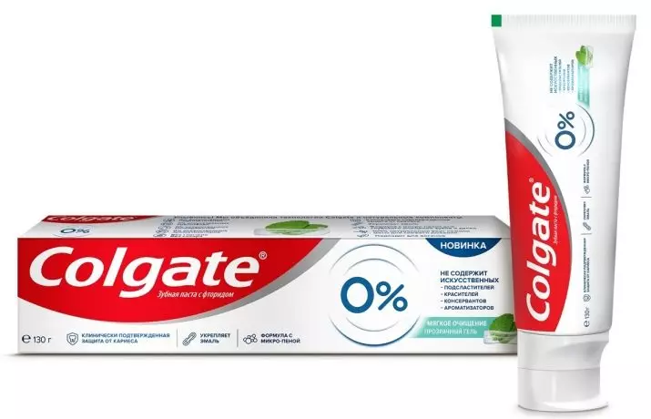 Pasta de dents de Colgate (73 fotos): composició, 