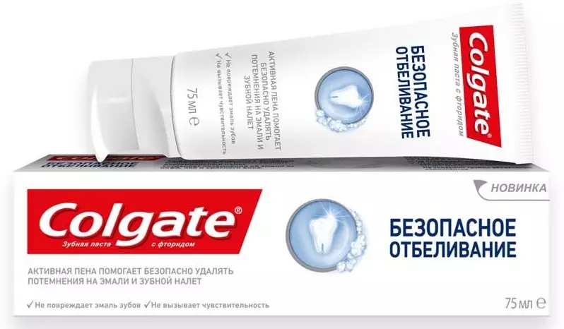 Colgate sesepa sa meno (73 photos): Sebopeho, 