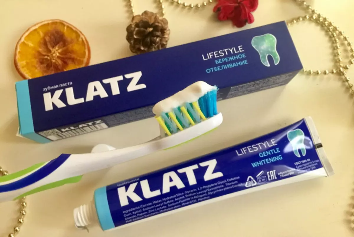Pastas de dientes blanqueadoras: calificando las mejores pastas para blanquear los dientes, eficientes japoneses y otras pastas, profesionales, comentarios 16168_18
