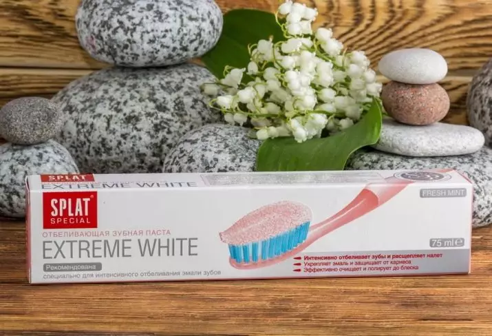Whitening toothpastes: Peunteun éta pastes pangalusna pikeun huntu whitening, cekap Jepang sarta séjén pastes, profésional, ulasan 16168_40