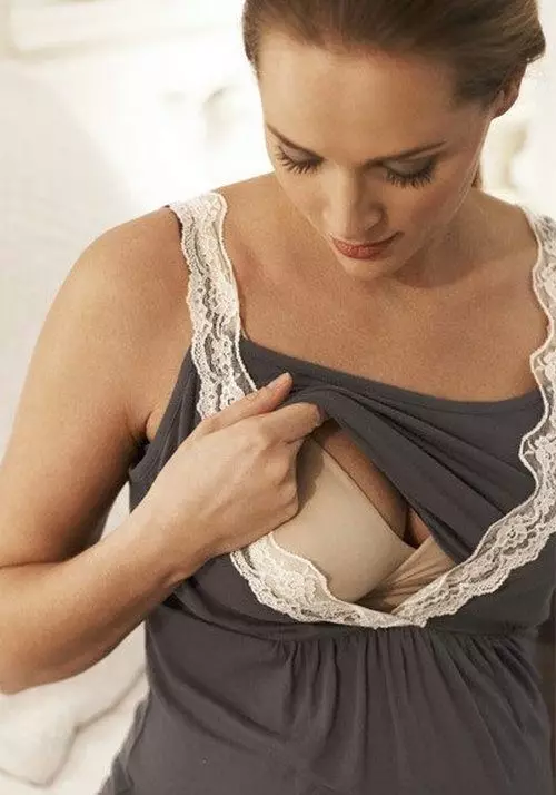 Pijamas para madres embarazadas y de enfermería (55 fotos) 1616_11