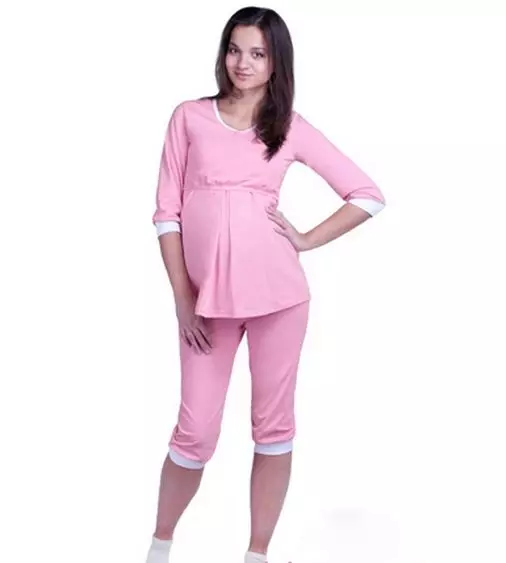 Pijamas para madres embarazadas y de enfermería (55 fotos) 1616_18