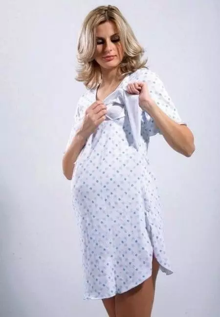 Pijamas para madres embarazadas y de enfermería (55 fotos) 1616_47