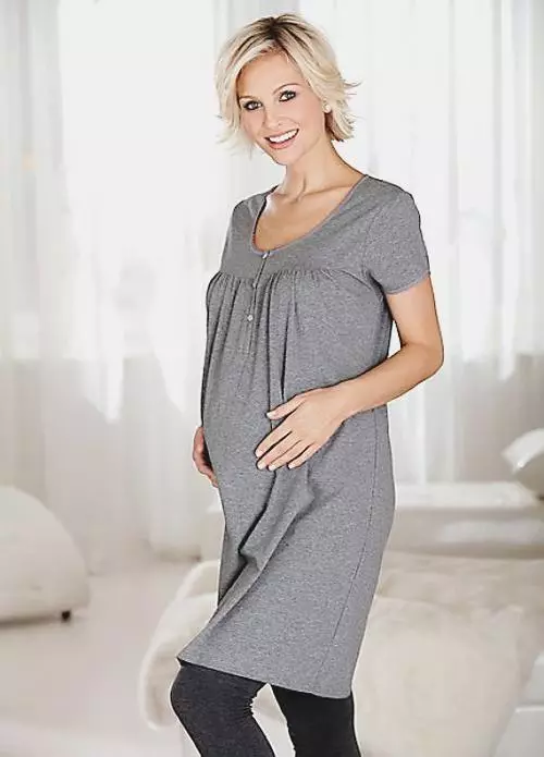 Pijamas para madres embarazadas y de enfermería (55 fotos) 1616_48