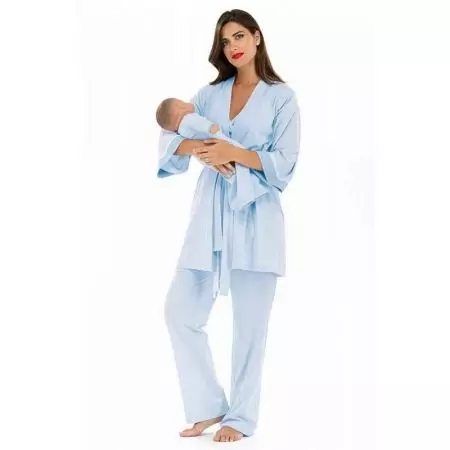 Pijamas para madres embarazadas y de enfermería (55 fotos) 1616_50