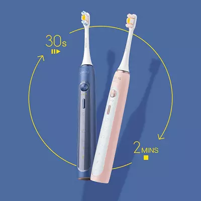 Xiaomi Четки за зъби: електрически SOOCAS X3 SONIC Електрическа четка за зъби и SOOCAS X5, звук и други модели, дюзи и ревюта 16176_19