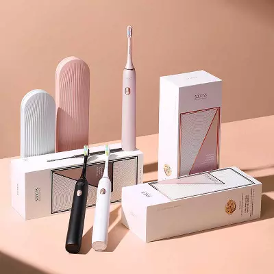Xiaomi Toothbrushes: электр Socas x3 Sonic Electric Thothbrush and Socas x5, SOUND жана башка моделдер, шлангалар жана сын-пикирлер 16176_22