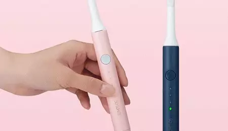 Xiaomi Toothbrushes: Siopas leictreach X3 Sonic Toothbrush Leictreach agus Sooas X5, Fuaim agus Múnlaí Eile, soic agus athbhreithnithe 16176_7