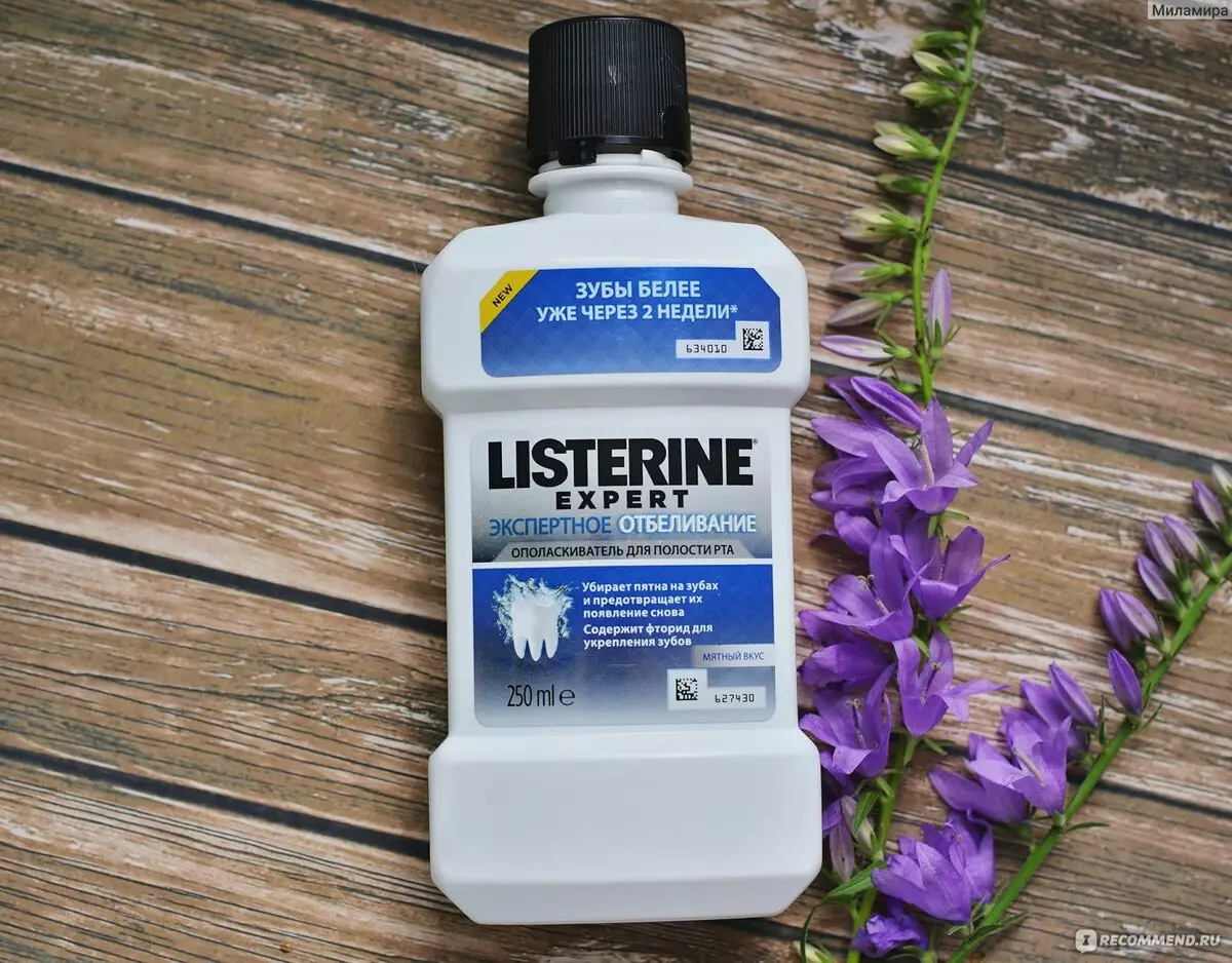 Listerine rinses (35 ፎቶዎች): የቃል ጎድጓዳ, መመሪያዎችን እና ትግበራ ዘዴዎች ለ rins የሚለቀለቅበትና ስብጥር, 